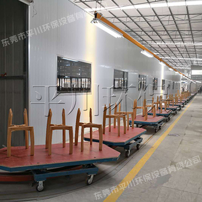双层台车家具配用地轨流水线