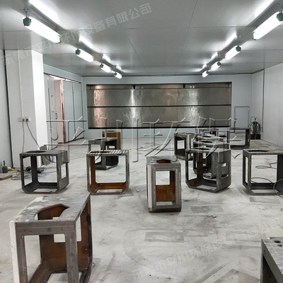 封闭式正压打磨房