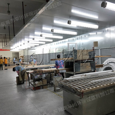 百叶全吸式打磨房