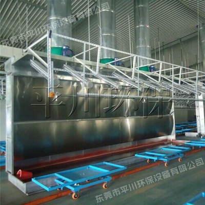 双层台车式喷涂地轨线