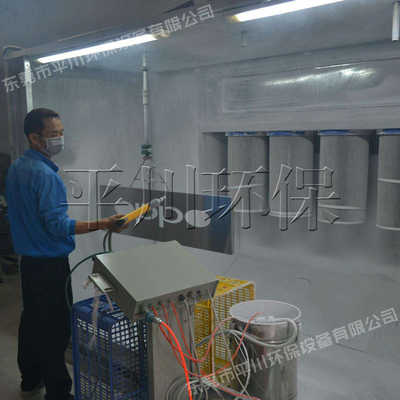 静电手动喷粉柜