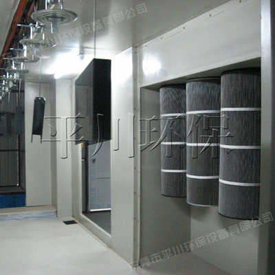 涂装线手动喷粉房