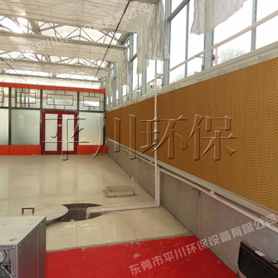 温室空间通风湿帘