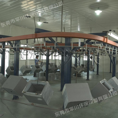 重型箱体工件配用悬挂输送线