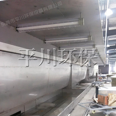 地轨线大型喷漆柜