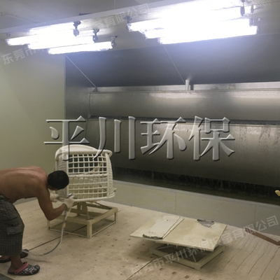 开放型底漆喷漆房